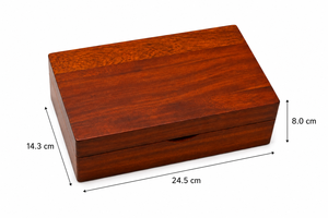 Custom Wooden Necklace Packaging <b>Box</b> Manufacturer <b>Velvet</b> Insert Jewelry <b>Box</b> Supplier Vietnam - Product Image 3
