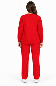 Vente en gros de tenues médicales respirantes et extensibles en 3 pièces pour infirmières, médecins, pharmaciens, équipes chirurgicales d'hôpitaux - Product Image 2