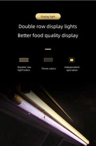 9-スーパーマーケット冷蔵庫コーナー冷凍庫生肉チラーデリディスプレイ冷蔵庫生魚サービスカウンター - Product Image 6