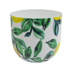Ensemble de 3 pots ronds en fer écologiques, revêtement poudré vert, taille moyenne, pour la décoration du jardin et de la maison, faits à la main, personnalisés - Product Image 1