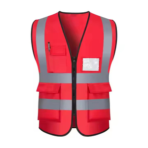 Vêtements de sécurité réfléchissants multi-poches personnalisés, gilet de chantier haute visibilité, vêtements de travail personnalisés, gilets haute visibilité - Product Image 1