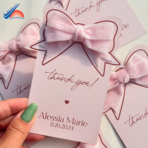 Impresión de tarjeta de agradecimiento personalizada para ropa, joyas y envases cosméticos - Product Image 3