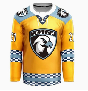 OEM Custom Ice Hockey Jersey Breathable Polyester Sublimation Printed Team Sports Wear for <b>Men</b> - Product Image 2