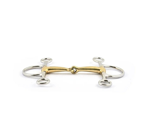 Bocado de Acero Inoxidable de Doble Articulación con Boca Lisa para Entrenamiento de Caballos, Equipo Veterinario Ecuestre - Product Image 2