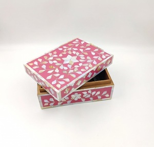 Christmas <b>Gift</b> MDF Jewelry Storage <b>Box</b> With MOP/Resin Inlay Design & Magnetic closure Fashionable Home decor Jewelry Display <b>Box</b> - Product Image 3