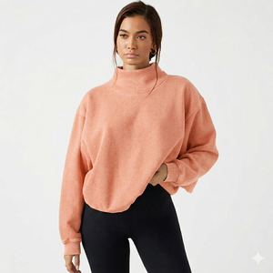Pull à col montant surdimensionné pour femme, au confort optimal et au style avant-gardiste - Product Image 6