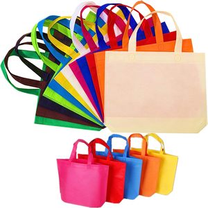 Commercio all'ingrosso Custom Private Label W Die D Cut Handle Grocer Tote borse per la spesa in tessuto Non tessuto laminato ad ultrasuoni riutilizzabili in Pp con Logo - Product Image 2