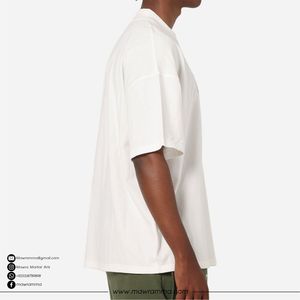 Nouveauté T-shirt imprimé DTG surdimensionné 100% coton, streetwear haut de gamme, mode estivale, logo personnalisé, tee-shirt unisexe, séchage rapide - Product Image 3