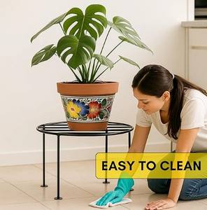 Supports de pots antirouille pour plantes, support de pot de fleurs pour salon, intérieur/extérieur, en fer - Product Image 6