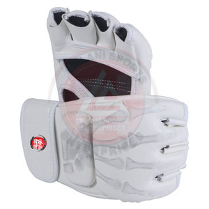 Best Selling Leather MMA <b>Gloves</b>-High Quality <b>Moisture</b> Wicking Hook & Loop Closure for Martial Arts Training - Product Image 3