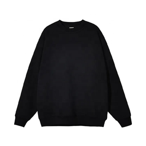 Pull-over décontracté à manches longues pour hommes, coupe ajustée, couleur unie avec motif imprimé personnalisé pour la saison hivernale au Bangladesh - Product Image 6