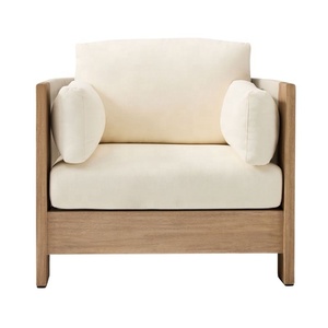 ชุดรับประทานอาหารเก้าอี้รับประทานอาหารทำจากไม้แบบมินิมอลเฟอร์นิเจอร์กลางแจ้งชุดโซฟาสวนพร้อมโต๊ะกาแฟรุ่นใหม่ - Product Image 5