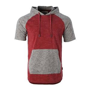 Vente Flash : Sweat à Capuche Décontracté Brodé pour Homme, Coupe Droite, Manches Courtes, en Polaire, Polyester/Coton, Motif Uni, Respirant, Automne - Product Image 6