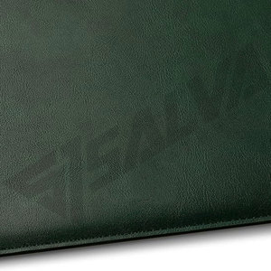 Minimalist Genuine Leather <b>Laptop</b> <b>Sleeve</b> Dark Green Slim Fit Protective Case for Modern Devices - Product Image 6