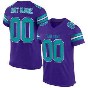 2k26 Nuevo estilo de camiseta de fútbol americano personalizada para hombre, camiseta deportiva de manga corta con cuello en V, uniforme de equipo, camiseta deportiva de alto rendimiento - Product Image 3