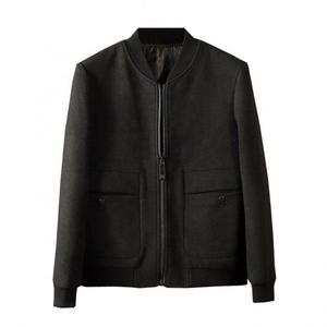 Chaqueta Acolchada con Capucha para Hombre, Color Verde Oliva, Corte Regular, Cierre Frontal con Cremallera, Cuello Alto, Forro de Algodón, Ropa Casual de Invierno, Color Sólido - Product Image 2
