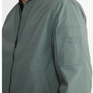 Chaquetas Bomber de Lona Ligeras Personalizadas para Hombre, con Cuello Alto, Ropa Exterior Informal, Proveedor Mayorista - Product Image 5