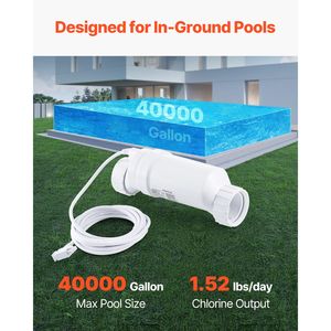 Cella Hayward W3T Cell 15 (T15) compatibile per sistema di clorazione ad acqua salata, pulitore per piscina e sistema di clorazione - Product Image 2