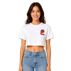 เสื้อพิมพ์ลายพัฟฟ์แบบใหม่สำหรับผู้หญิง แฟชั่น 2026 สไตล์ Y2K สตรีทแวร์ ผ้าฝ้ายหนา ใส่ได้ในฤดูร้อน รับทำโลโก้ เสื้อครอปท็อปสีพื้น ODM - Product Image 4