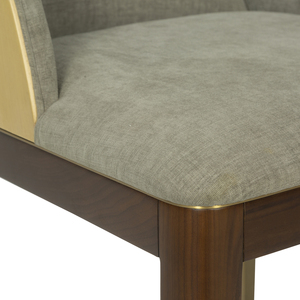 Only B2B Customized Design Modern Luxury Dining <b>Chairs</b> Wood And <b>Gold</b> Dining <b>Chairs</b> From Vietnamese Factory - Product Image 5