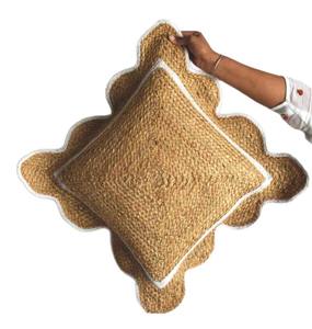 Funda de Cojín Boho Hecha a Mano de Yute, Ecológica y Sostenible, para Sofá, Dormitorio, Decoración de Hotel, Fabricante al por Mayor - Product Image 2