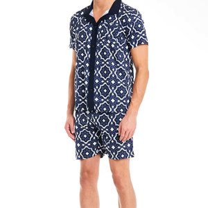 Nouvelle Collection 2025 – Ensemble Décontracté Homme Été : T-shirt Manches Courtes & Short 2 Pièces en Polyester/Coton Respirant - Product Image 1