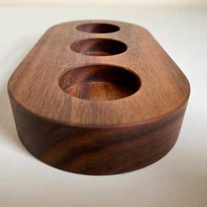 Wooden Candle <b>Holder</b> for Pillar Votive <b>Tealight</b> Candles Handmade Rustic Decorative Stand Home Interior Wedding Party Table Decor - Product Image 2