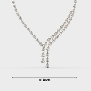 Collar Exclusivo con Colgante Chapado en Oro de 18K |   Joyería de Lujo Premium para Regalo de Compromiso y Boda - Product Image 6