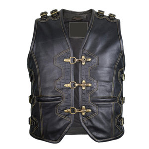 Gilet en cuir pour homme, prix raisonnable, 100% cuir, matériau durable, meilleure qualité, vente chaude, respirant - Product Image 1