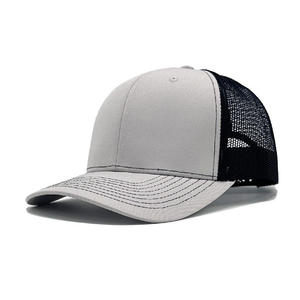 Casquette Trucker en Maille Noire et Blanche 6 Panneaux Réglable Unisexe Décontractée Printemps-Été Respirante - Product Image 2