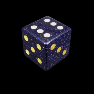 Dados D6 de Piedra Dorada Azul, Cubo de Piedra Preciosa Natural, Dados D6 de Cristal Grabados, Sets de Dados Personalizados - Product Image 3