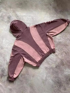 Sweat à capuche unisexe vintage en coton délavé à l'acide, avec patch brodé personnalisé, 500 GSM, haute qualité, style vieilli, vente en gros - Product Image 4