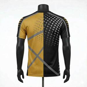 เสื้อกีฬาผู้ชายสไตล์โดดเด่นสุดฮิต ลดราคาพิเศษ ผลิตจากผ้าฝ้าย 100% แห้งเร็ว สกรีนลายได้ตามต้องการ ผลิตในประเทศปากีสถาน - Product Image 3