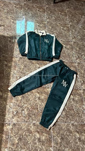 Custom Men's Windbreaker Nylon Tracksuit Sets Nylon <b>Patchwork</b> <b>Jacket</b> and Sweatpants Sets Lightweight Waterproof Men's Tracksuit - Product Image 6