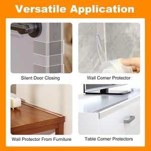 2 Rolls Clear Soft Corner <b>Protectors</b> Sharp <b>Edge</b> <b>Table</b> Bumper & Wall <b>Protector</b> Furniture Strip for Window <b>Edge</b> & Guards - Product Image 4