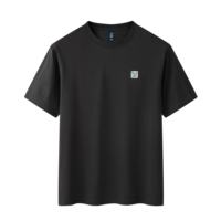 T-shirts pour hommes OEM de haute qualité, impression sérigraphique de logo personnalisé, 100 % coton, col rond, décontracté, vente en gros B2B, lettres en velours côtelé