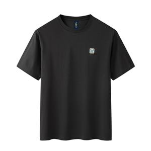 เสื้อยืดผู้ชายคุณภาพสูง OEM พิมพ์ลายโลโก้แบรนด์ตามสั่งด้วยเทคนิคซิลค์สกรีน ผ้าฝ้าย 100% คอกลม สไตล์ลำลอง ขายส่ง B2B ผ้าคอร์ดูรอย ปักตัวอักษร - Product Image 4