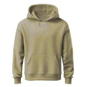 Sweat-shirt à capuche pour homme, hiver, manches longues, tissu respirant, design avec poche, pull-over, couleur unie, écologique, service OEM - Product Image 5