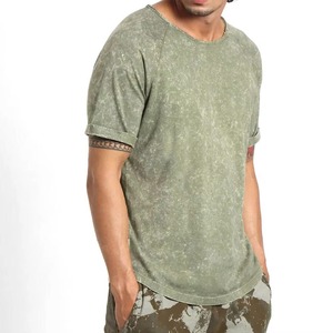 Top Selling Custom <b>Logo</b> Men's Acid Wash T-Shirts Letter Pattern Breathable Eco-Friendly Quick Dry 100% Cotton Regular Fit Shirts - Product Image 2