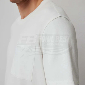 เสื้อยืดคอกลมแขนยาวผู้ชาย ผ้าฝ้ายเจอร์ซีย์ 100% ทรงปกติ น้ำหนัก 180 กรัม เป็นมิตรกับสิ่งแวดล้อม แห้งเร็ว ระบายอากาศดี รับผลิตแบบ OEM - Product Image 3