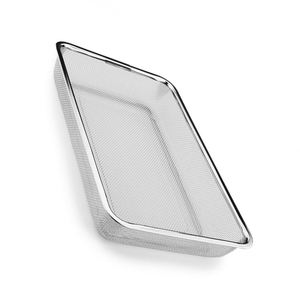 <b>Top</b> Quality Holloware Surgical <b>Mesh</b> Wire Tray Dental Sterilization <b>Mesh</b> Tray Rack <b>Mesh</b> Box Metal Steel Surgical Tray By Dentavex - Product Image 6