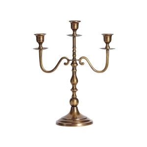 Bougeoir en métal fait à la main de bonne qualité support rustique parfait pour la décoration de chambre d'indien - Product Image 4