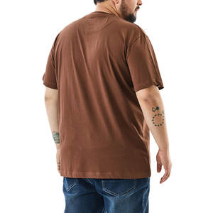 Nueva Camiseta para Hombre, 100% Algodón, Cuello Redondo, Color Sólido, Camiseta para Hombre, Tallas Grandes - Product Image 5