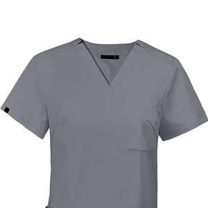 Uniformes Médicos al por Mayor, Conjuntos de Uniformes de Enfermería Transpirables y Cómodos de Algodón de Manga Corta Unisex OEM - Product Image 4