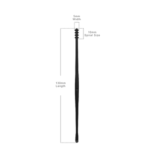Limpiador de oídos fotocatalítico de doble efecto, material negro, suave y agradable para la piel - Product Image 4