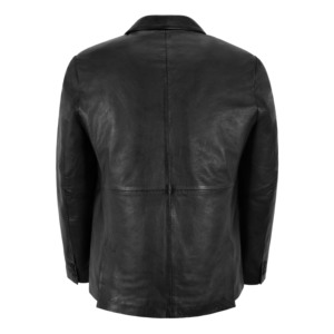 Blazer de Cuero Napa 100% Genuino Personalizado para Hombre, Corte Moderno, Marca Privada OEM, Venta al Por Mayor, Estilo Premium de Cuero Suave - Product Image 3