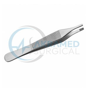 Pinzas para Tejidos Adson Brown con Puntas de Precisión, Acero Inoxidable, Instrumento Quirúrgico ORL, Certificado CE, Herramienta Médica Reutilizable - Product Image 1