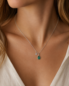 Collier Fleur Épanouieuse |   Pendentif délicat en argent sterling 925, motif floral, bijoux naturels - Product Image 5