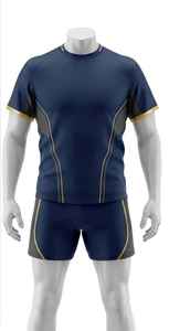 Ensemble d'uniformes de rugby durables pour jeunes, maillot et short de rugby pour l'entraînement des équipes scolaires - Product Image 2
