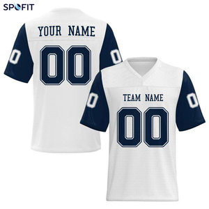 Camiseta Deportiva Personalizada al por Mayor, Venta Caliente 2026, Nombre del Equipo Personalizado, Estilo Americano, Alta Calidad, Cosida, 100% Algodón Transpirable, Fútbol Americano - Product Image 3